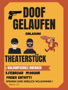 PLAKAT DOOF GELAUFEN