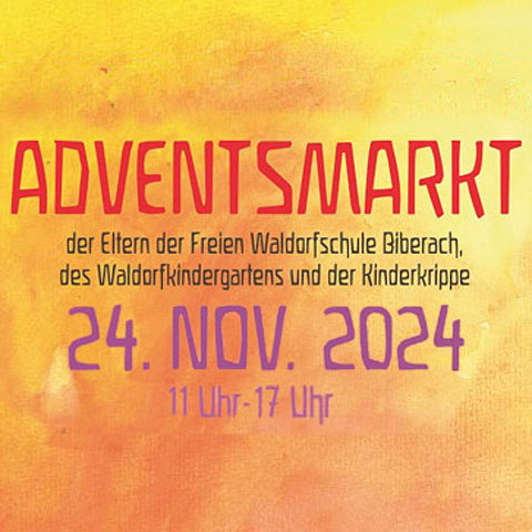 Plakat Vorschau Adventsmarkt 2024