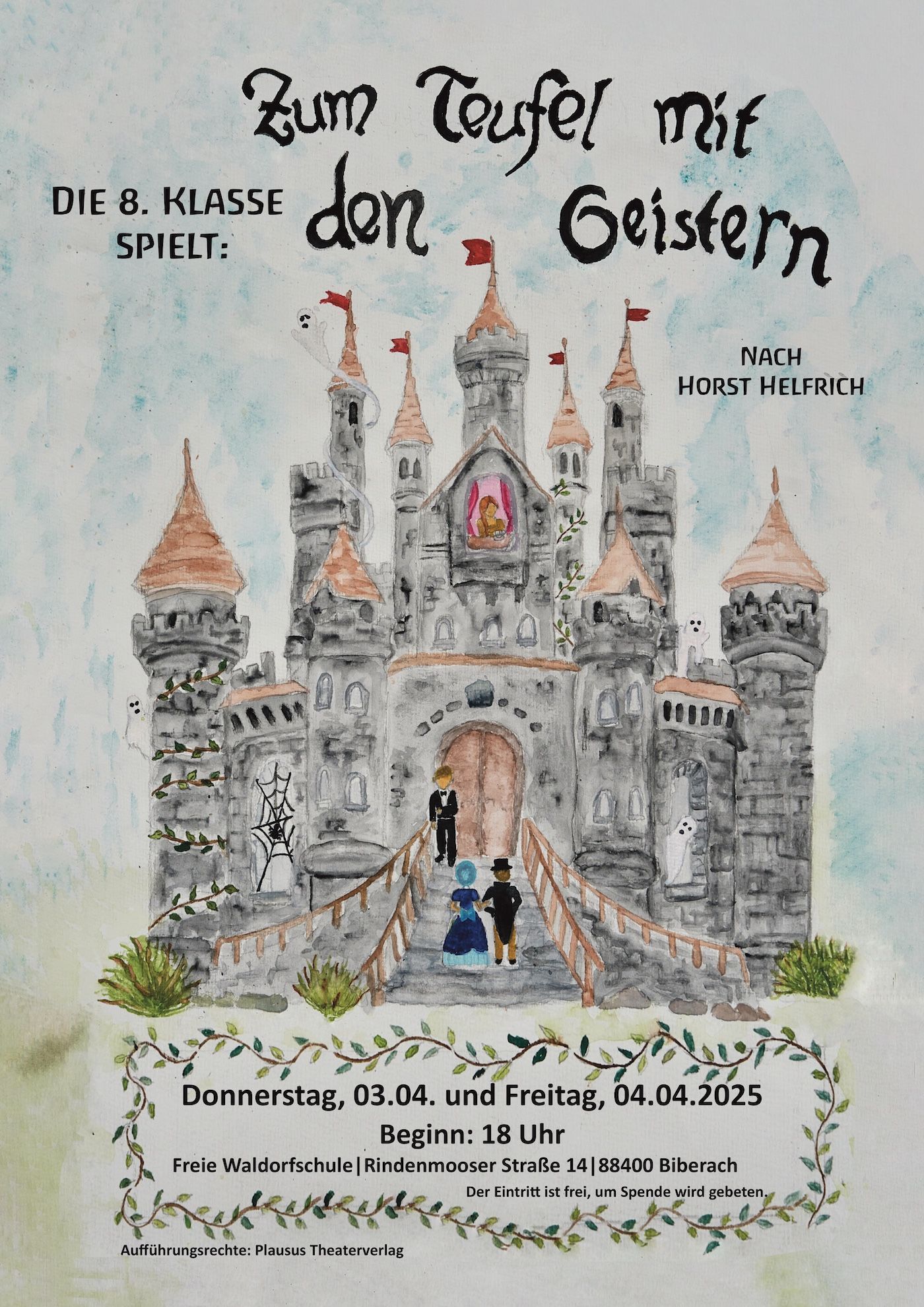 Zum Teufel mit den Geistern - Theaterstück der 8.Klasse